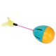 thumbnail image 1 of Gato de Juguete con Plumas Vaso de Juguete para Gatos Juguete para Tratar con Gatos Rotación de 360 ​​grados Campana Integrada Juguete Interactivo para Mascotas Juguetes ANGGREK  Otros, 1 of 8