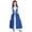 Blue, variant on Aislor Medieval Renaissance Maxi Dress for Girls Halloween Vampire Cosplay Gown Queen Fancy Dress Black 8