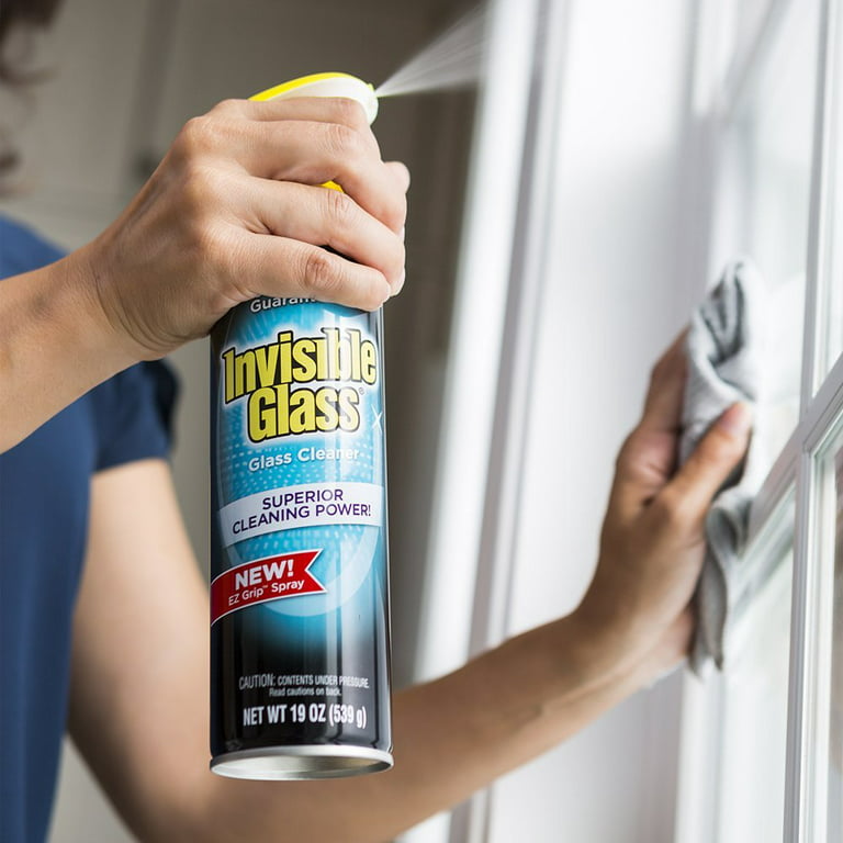 Invisible Glass 91160 Premium Glass and Window Cleaner Aerosol Can Leaves  Glass Streak Free and Residue Free with Improved Foaming Action, Pack of 1  19 Fl Oz (Pack of 1)