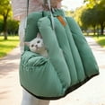 thumbnail image 4 of BotaniNest Portable Travel Cat Bed For And Home Convertible With Handle And Removable Cushion, 4 of 5