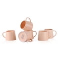 thumbnail image 2 of Stone + Lain Delilah Porcelain Collection Dish Set, 6 Mugs Service for 6, Pastel Orange, 2 of 6