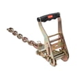 thumbnail image 3 of 2" Chain Ratchet Straps w/ RTJ Tie Down Roll Back Tow Truck Car Hauler, 3 of 6