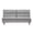 Light Gray, variant on Pemberly Row Textured Fabric Click Clack Convertible Armless Sofa in Blue