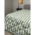 thumbnail image 2 of Clover Down Alternative Comforter, Simple Monochrome Repetition of Continuous Irish Shamrock Leaves St Patrick's Day, Microfiber Quilt for All Season, 5 Sizes, Green, by Ambesonne, 2 of 3