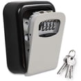 thumbnail image 1 of Caja de seguridad para llaves con cerradura de combinación, almacenamiento seguro con código numérico de 4 dígitos, 1 of 5