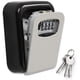 thumbnail image 1 of Caja de seguridad para llaves con cerradura de combinación, almacenamiento seguro con código numérico de 4 dígitos, 1 of 5