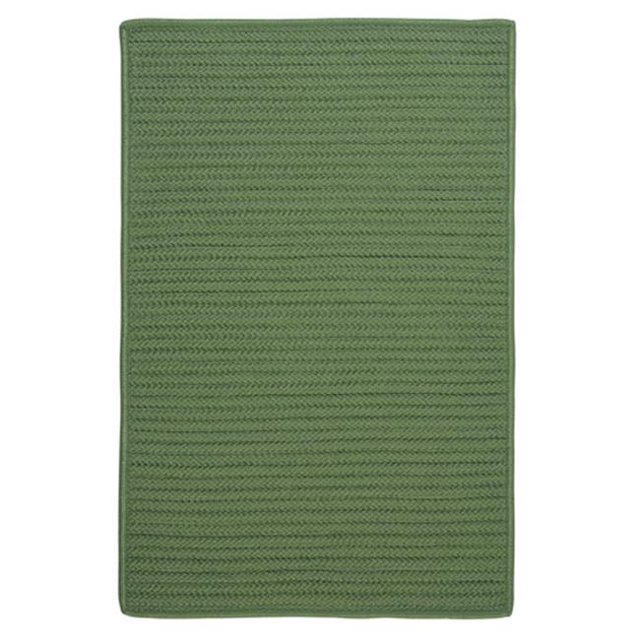 Colonial Mills Rug H123R096X132S Simply Home Solid - Moss Green 8 ft. x11 ft. Braided Rug