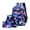 Purple, variant on 3 in 1 Geometric Camo Nylon Backpack Set, Lightweight Water Resistant Multi-Pocket Daypack with Matching Crossbody Bag & Mini Storage Pouch for Women Daily Commute Outdoor Travel
