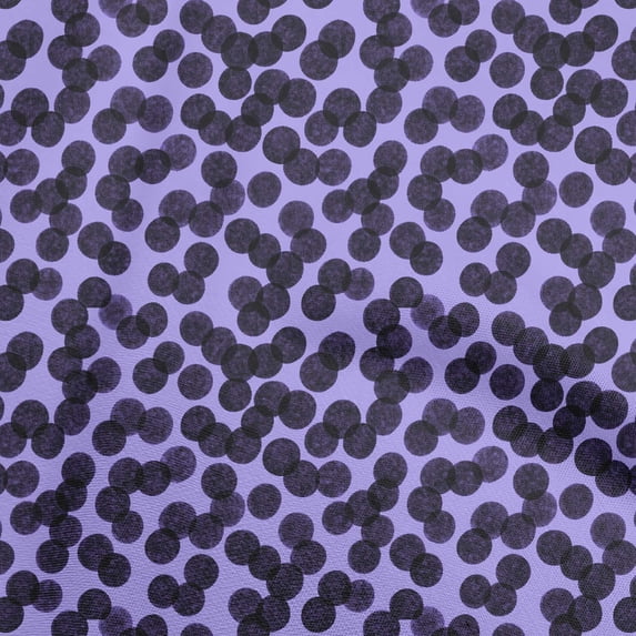 oneOone Cotton Poplin Purple Fabric Block Quilting Supplies Print Sewing Fabric By The Yard 56 Inch Wide-HZ