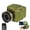 Green + 32GB U2 Card, variant on Portable Retro Twin-Lens Reflex CCD Digital Camera with 4K Video, 64MP Photos & 16X Digital Zoom, Ideal for Students and Photography Beginners