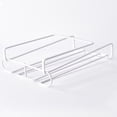 thumbnail image 2 of Soporte para copas de vino debajo del estante, colgador para copas de vino, estante para copas de vino debajo del gabinete, organizador de copas de vino de metal, sin taladros ni tornillos, hierro, 2 of 7