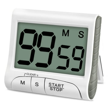 EEEkit Digital Kitchen Timer, Large Display Cooking Timer, Magnetic Back, Loud Alarm Timer, Sports Timer