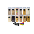 thumbnail image 1 of Set De 12 Contenedores De Plastico Para Almacenamiento De Alimentos Capacidad 2 Litros Lutema STRGCNTR2LSET02, 1 of 6