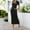 Black, variant on Women's Casual Dress Long Sleeve Bodycon Knit Midi Dress For Vacation Fall Winter Elegant Slim Fit Stretchy Comfortable Daily Wear Dresses for Women Summer Shirt Dresses with Pockets Dresses Women