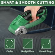 Jellas Cordless Electric Scissors, Cardboard Cutter, Rechargeable Powerful 4V Scissor Cutting Tool for Cardboard, Fabric, Leather, Green
