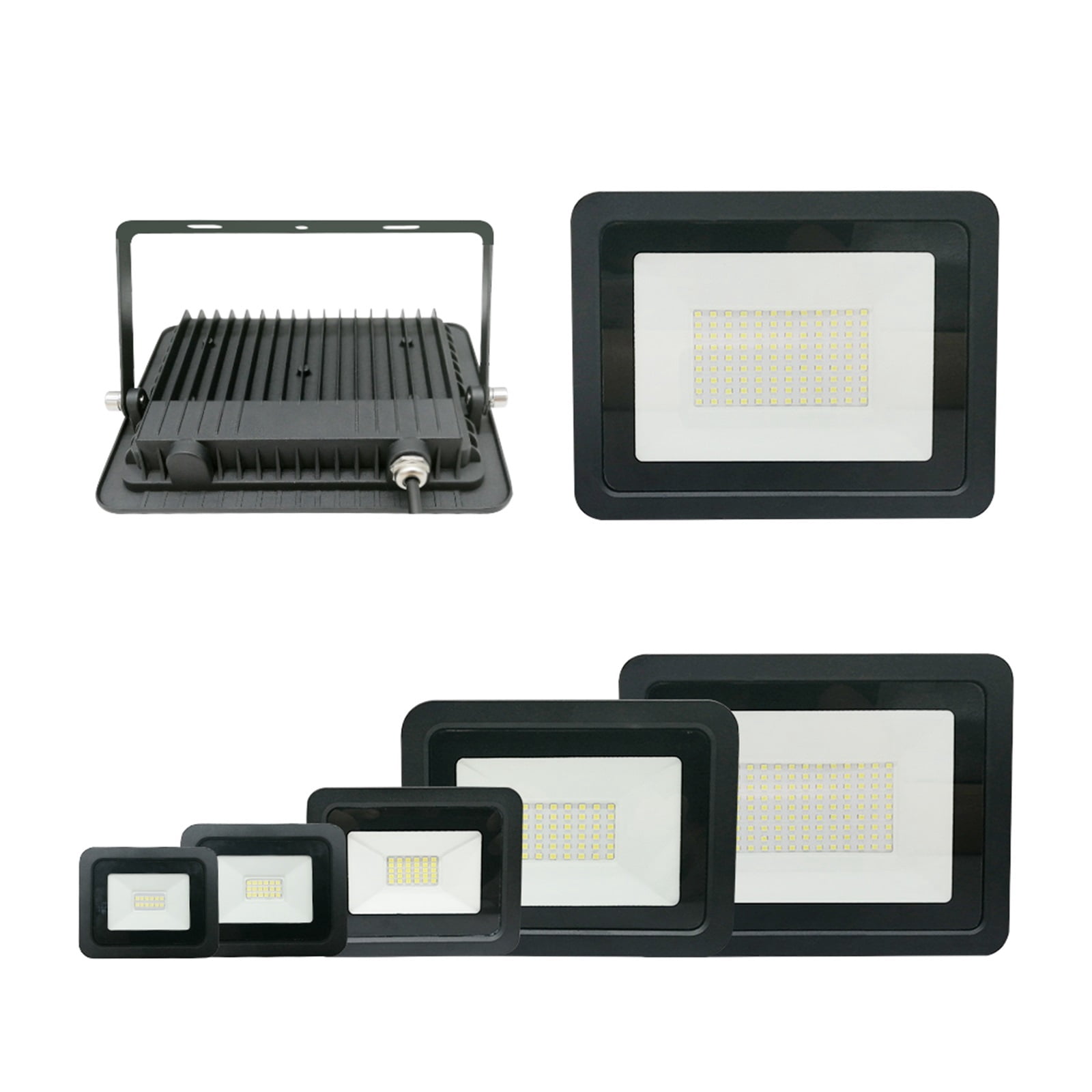LED Flood Light, 10W 20W 30W 50W 100W Reflector Floodlight Waterproof IP68 Outdoor Lighting Reflector LED Spotlight ,Durability