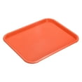 thumbnail image 1 of Bandejas de Plástico para Comida Rápida A Granel Bandejas de Servicio Rectangulares de 10" X 14" para Cafetería Restaurante Fiestas y Cocina (Naranja), 1 of 6