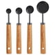 thumbnail image 3 of Tazas y Cucharas Medidoras, Manejar de Madera con Medidas MéTricas y Estadounidenses, Medidora para LíQuidos y LíQuidos, 8 Piezas, 3 of 5