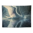 thumbnail image 5 of Orinice Swan Water Wings Tapestry Wall Hanging Unique Style Graphic Tapestries for Home Wall Decor Living Room Bedroom Dorm 60x50inch, 5 of 6