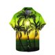 thumbnail image 1 of Camisas de Manga Corta para Hombre Impresas Turndown Collar Superior, Estirable Casual de Manga Corta Blusa, 1 of 5