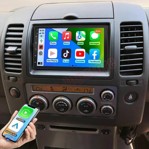 2 32G 7 Inch Car Radio for Nissan Pathfinder 2005-2010 with Backup Camera, Wireless Apple CarPlay & Android Auto, IPS Touchscreen, Bluetooth, Android 13