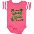 thumbnail image 3 of Inktastic Sassy Lassy with Green 4 Leaf Clovers Boys or Girls Baby Bodysuit, 3 of 5