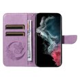 thumbnail image 6 of Decase Wallet Case for Samsung Galaxy S23 Ultra, Butterfly Wings PU Leather Flip Protective Phone Case with Wrist Strap for Samsung Galaxy S23 Ultra,Purple, 6 of 7