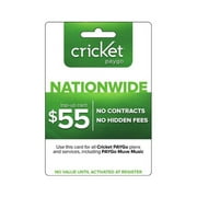 Cricket PayGo $55 Airtime Card