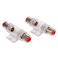 thumbnail image 1 of Fuse Holder Set, Waterproof Strong  2Pcs AGU Fuse Holder Versatile Heat  with 8 AGU Fuses for Car Audio Alarm, 1 of 8