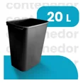 thumbnail image 5 of Cesto papelero rectangular liso 20 litros, 5 of 5