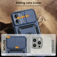 thumbnail image 3 of MYKOMI Compatible for iPhone 16 Case with Screen Protector - Slide Camera Cover Protective Phone Case with Ring Stand, Heavy Duty Shockproof Rugged Bumper for iPhone 16 Accessories, 3 of 8