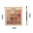 thumbnail image 2 of Juego de maquillaje de paleta de sombras de ojos, brillo mate, perla prensada, polvo de mezcla altamente pigmentado., 2 of 5