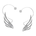thumbnail image 1 of lionlar 2Pcs Ear Hanging Clip Earrings Ears Cuff Shiny Drill Alloy Over-Ear Rhinestone, 1 of 9