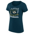 thumbnail image 2 of Women's G-III 4Her by Carl Banks Navy Nashville Predators Collage Team Graphic Fitted T-Shirt, 2 of 3