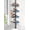 Matte Black, variant on Tension Pole Shower  Corner for Bathroom, Adjustable 25in-114in Floor to Ceiling, Standing Shower Tension Rod Organizer, 4 Tier Storage Shelves with Hooks, Black