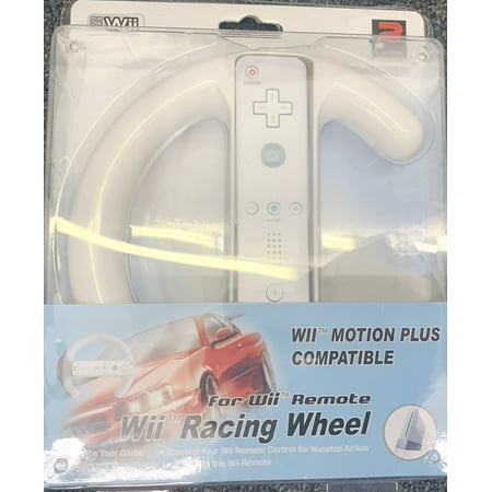 RACING WHEEL FOR WII/WIIU MOTION PLUS (Best Wii Motion Plus Games)
