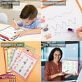 thumbnail image 3 of 30-Pack Reusable Dry Erase Storage Pouches with Marker Holder & Hanging Hole, 10 Assorted Colors (3 Each), 10x14 Inch Transparent PVC Protective Sleeves for School Documents, Worksheets, Tickets, and, 3 of 6
