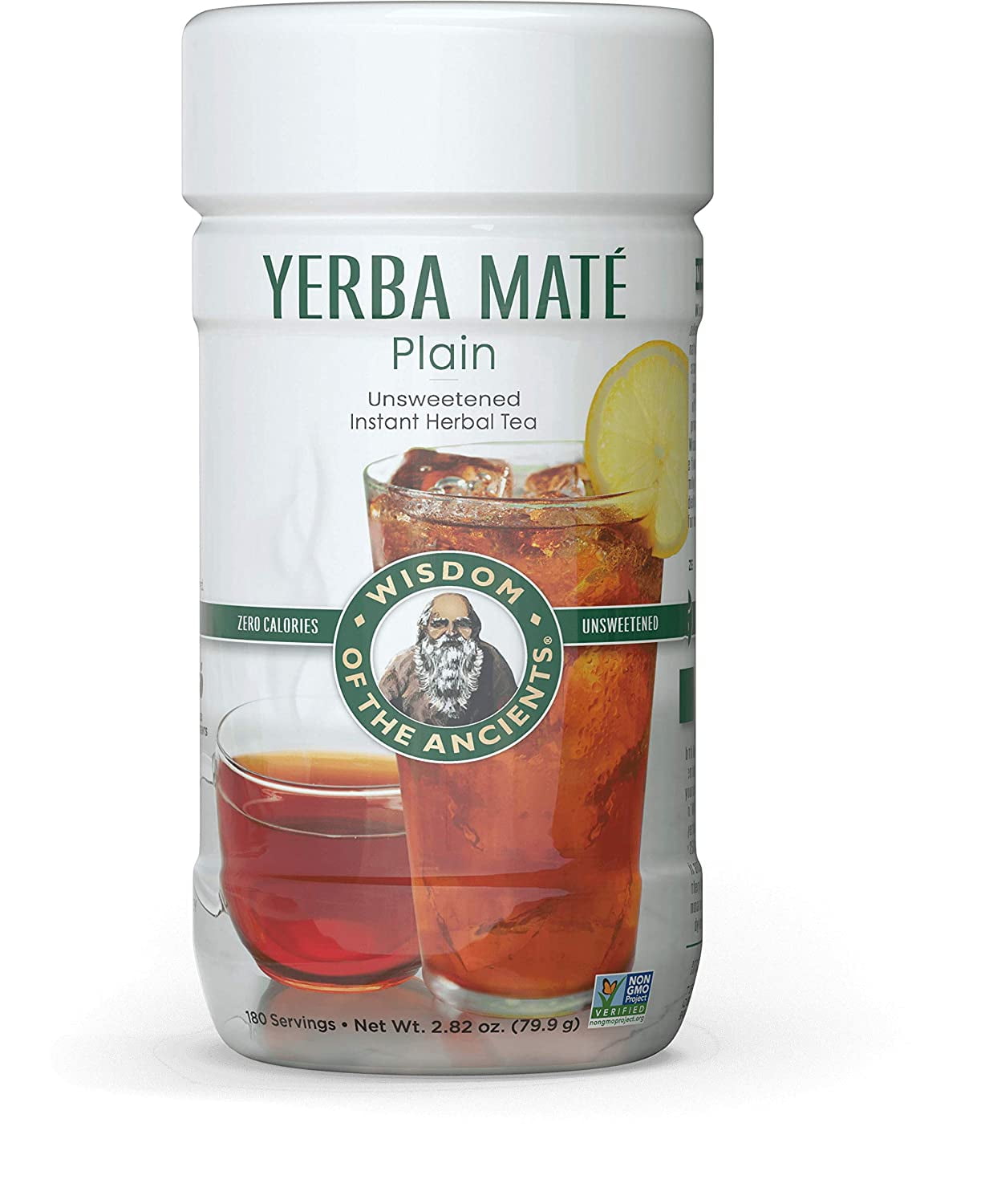 Wisdom Natural Instant Yerba Mate Tea Unsweetened 2.82 Oz