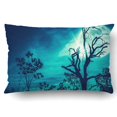 thumbnail image 1 of Funda de almohada ABPHQTO Cielo y Super con luz de luna brillante detrás del árbol muerto 50x75 cm, 1 of 1