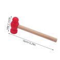 thumbnail image 2 of TAILTOSS 2Ensemble Marteau Simulé Rouge Jouets pour Enfants Atelier de Menuiserie Outil 11.8X2.4X0.5Inch, 2 of 8