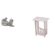 thumbnail image 1 of Figura de escritorio,Estatua de gato,linda estantería,escritorio,decoración del hogar,Mesilla de noche,Mesa auxiliar Mesa auxiliar Mesa de esquina para el hogar Mesita de noche,Mesa de, 1 of 8