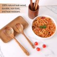 thumbnail image 5 of Wooden Spoons For Cooking 6 Pack Wooden Utensils For Kitchen Natural Teak Wooden Gift, 5 of 5