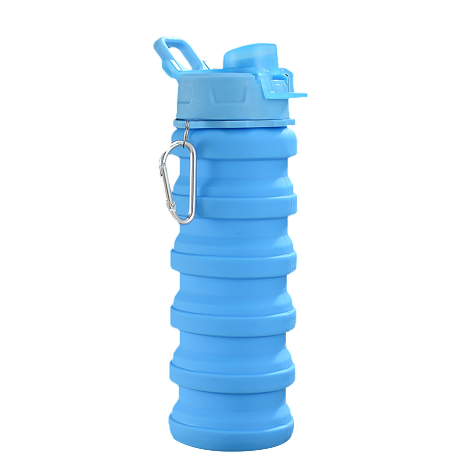 Senril Kids Foldable Water Bottle Collapsible Reusable Leakproof Baby Water Bottle Collapsible Silicone Squeeze Life Water Bottles