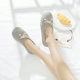 thumbnail image 2 of Women's Cute Slip-on House Slippers Flats Comfortable Confinement Shoes to Keep Warm, 2 of 8