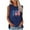 Blue, variant on IROINNID Women's V-Neck Tank Sleeveless Fashion Comfortable Casual Top Blouse Tops Women Tops July 4th