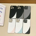 thumbnail image 2 of Purluct Slim Designed for iPhone 13 Pro Case,Paper-Thin Back Case [Anti-Fingerprints & Color-matching]Ultra Protective Cover with Camera Protection for Men Women,White+Black, 2 of 7