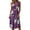 Purple#6, variant on Levmjia Women's Floral Print Dress Sleeveless V Neck Button Down A Line Midi Dress Casual Summer Beach Vacation Dress with Pockets