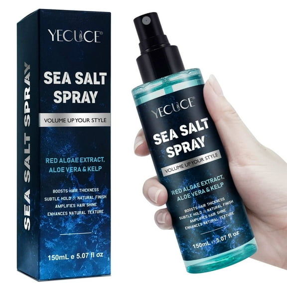 Yecuce Sea Salt Spray for Hair Men and Women, Rapid Shaping,Hair Styling Spray,5.07fl.oz