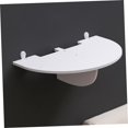 thumbnail image 3 of FUTUREORYY 1Set Projector Rack White Semicircular for Home Use with Wall Router Storage Brackets, 3 of 8