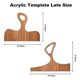 thumbnail image 2 of 2pcs Acrylic Charcuterie Board Handle,template Clear Cutting Board.cutting Board Router Template, 2 of 5